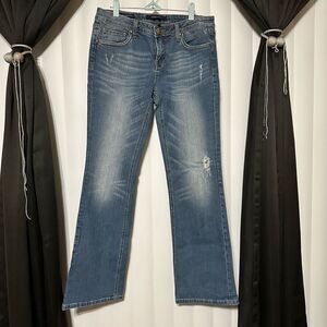 Vigoss studio the NewYork boot , distressing left knee and back pockets